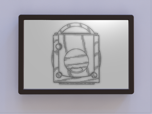 gamecube patent art by ken mills 2d 3d print model - Mito3D