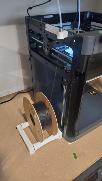 p1p ptfe tube relocation - left by arochoalexander 3d printer accessories spoolholder spool filament 3d print model - Mito3D