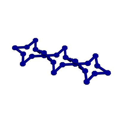 tizyklisch flechten 3 by strukturgeometrie bildung mathematik polyeder geometrie stengel 3d print model - Mito3D