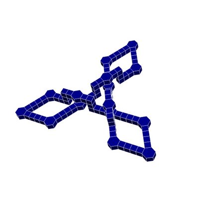 trizyklisch epizykloid 1 by strukturgeometrie bildung mathematik polyeder geometrie stengel 3d print model - Mito3D