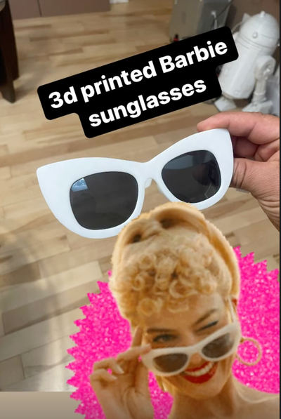 barbie sunglasses by nuproto fashion glasses barbieac movie 3d print model - Mito3D