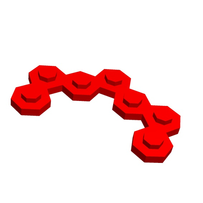 stelo mattone 7 7x7 2 by geometria strutturale formazione scolastica matematica giocattolo brix costruzione 3d print model - Mito3D