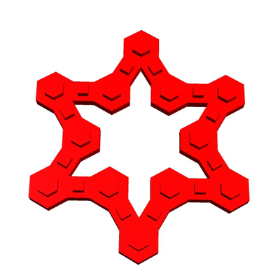 stelo mattone t64 6x12 4x12 1 by geometria strutturale formazione scolastica matematica giocattolo costruzione 3d print model - Mito3D