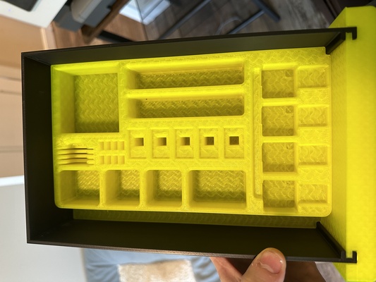 ams cajón estante soporte insertar remezclado by fellner 3d impresora accesorios 3d print model - Mito3D