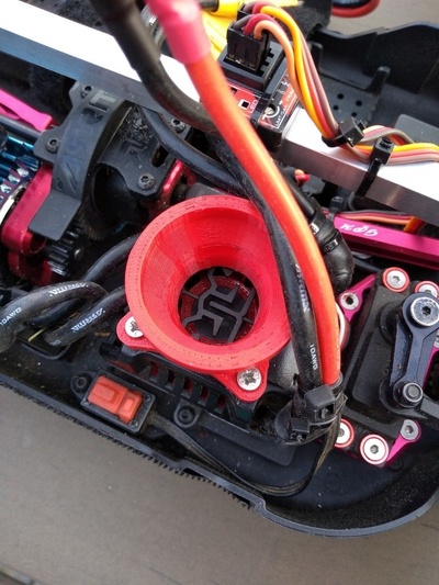 arrma blx 6s cooling fan 35mm replacement blades by peter broeders hobby & diy rc 3d print model - Mito3D