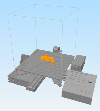 geeetech a10m construire assiette s3d remixé by peter frères 3d imprimante accessoires 3d print model - Mito3D