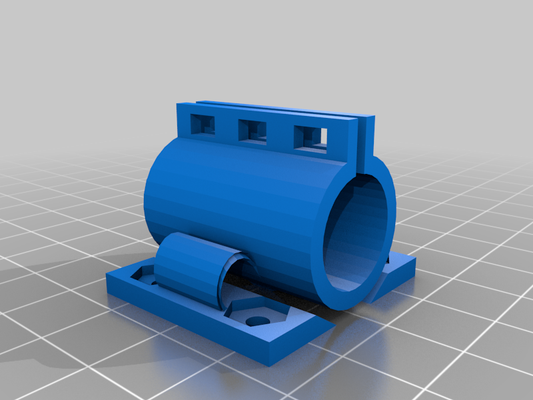 remix of lm8uu bearing mount remixed by peter broeders 3d printer parts anet 3d print model - Mito3D