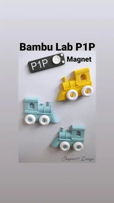 bambu p1p aimant by sk07 skipper07 3d imprimante accessoires 3d print model - Mito3D