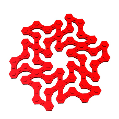 stengel backstein h64 6x42 4x42 1 by strukturgeometrie bildung mathematik strukturell geometrie brix spielzeug tessellation 3d print model - Mito3D