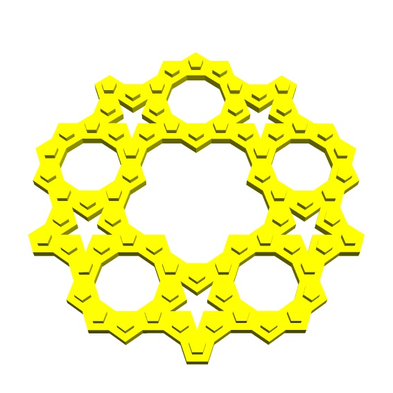 stengel backstein h5 5x70 1 by strukturgeometrie bildung mathematik tessellation spielzeug geometrie strukturell 3D print model - Mito3D