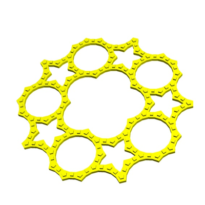 stengel backstein h54 5x70 4x70 1 by strukturgeometrie bildung mathematik brix strukturell geometrie tessellation konstruktion spielzeug 3d print model - Mito3D