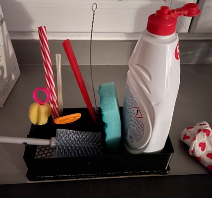 küche stand schwamm reinigung ausrüstung by druck haushalt haus modelle 3d print model - Mito3D