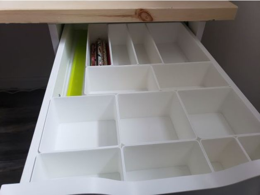 universal drawer organizers ikea alex shared by mrunlustig hobby & diy organisation oragnization 3d print model - Mito3D