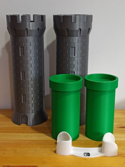 super mario pipe tuber a by eleazar 3dinplastic toys & games characters nintendo supermariobros luigi mariobros tuberias 3d print model - Mito3D