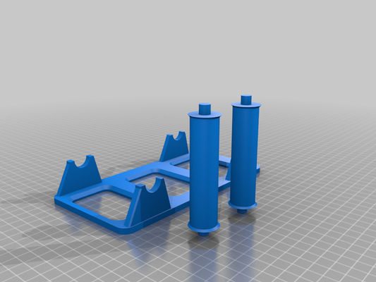 base filamento impresora 3d by r2pdos imprimante accessoires anetet4 anetet4pro porte filament table 3d print model - Mito3D