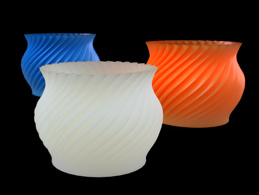 vaso modalità by marodavide domestico arredamento pla vasemode spirale 3d print model - Mito3D