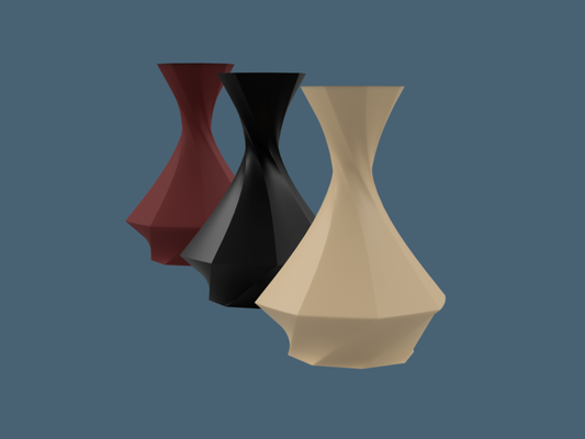 vase mode by marodavide ménage décor fleur pla vasemode pot spirale fleurs spiraliser 3d print model - Mito3D