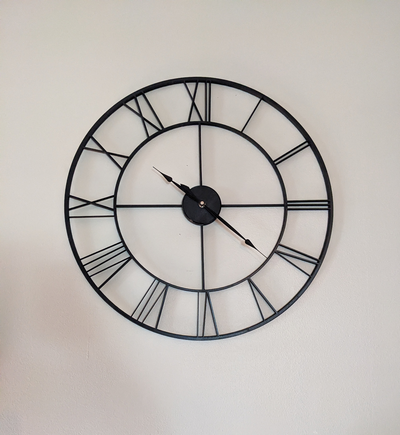 romano numerale parete orologio remixato by mikeefresh domestico arredamento casa accogliente classe decorazione tempestività tardi on horloge 3d print model - Mito3D