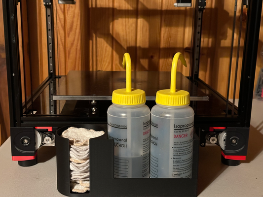 limpeza produtos acessório suporte by morlee 3d impressora acessórios porta algodão álcool isopropílico ferramentas 3d print model - Mito3D