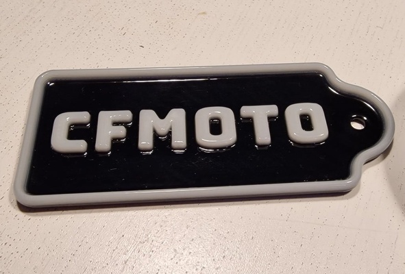 cfmoto keychain by bj rnb hobby & diy vehicles 3d print model - Mito3D