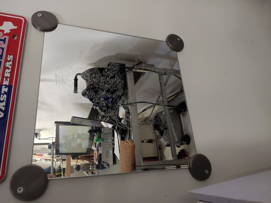 ikea mirror holder by danny hermans household house models thingiverse mirrormount 3d print model - Mito3D