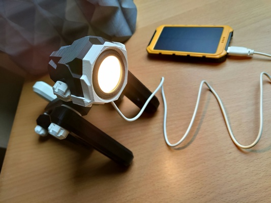 i-dog adapter ikea halvklart remixed by danny hermans household office lamp dog 3d print model - Mito3D