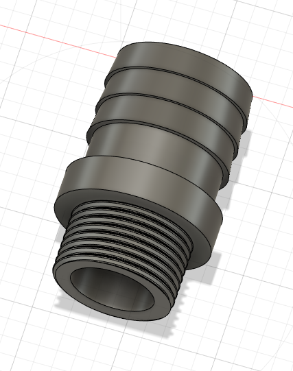 v votka hortum filtreleme baz nu havuz süzme bez 1g 38mm by cerwajz ev halkı bahçe su kuplaj bazen filtrasyonu 3D print model - Mito3D