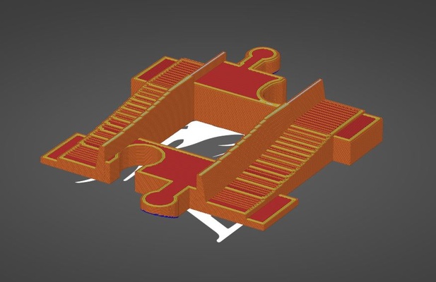 lego duplo transition rail hauteurs by cerwajz jouets jeux legoduplo 3d print model - Mito3D
