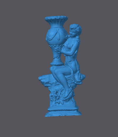 margherita metà by zaxdezignz arte sculture fotogrammetria 3dprintable statua 3d print model - Mito3D