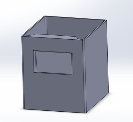 depolama çöp kutusu 8x9x10in by william edwards iii ev halkı modeller kutu dolap deposu kutusu saklama 3d print model - Mito3D