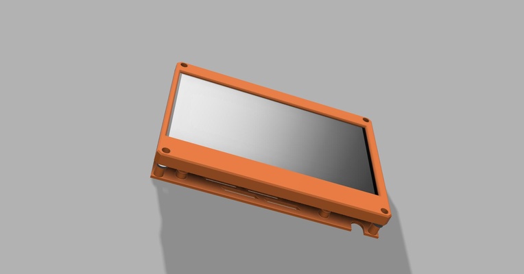 lian li o11 dinamik xl sensör paneli by ambossa3d araçlar gadget'lar dalga paylaşımı waveshare7inch 7inch lianli o11dynamic 3d print model - Mito3D