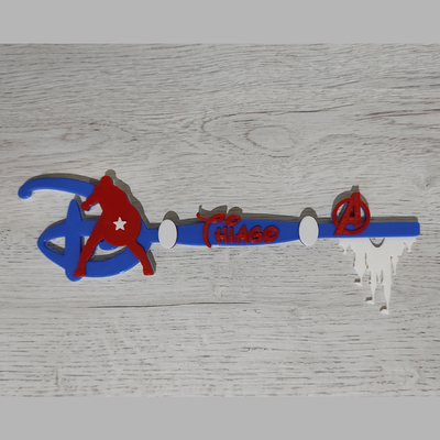 america captain s disney key by nan278 toys & games llave capitan 3d print model - Mito3D