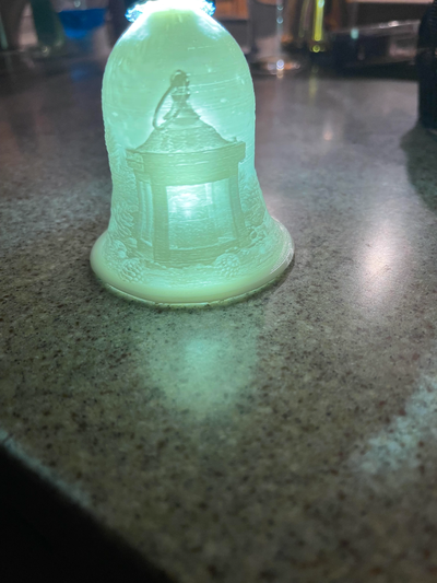 lantern bell by ncarrier25 art sculptures lithophane christmas 3d print model - Mito3D