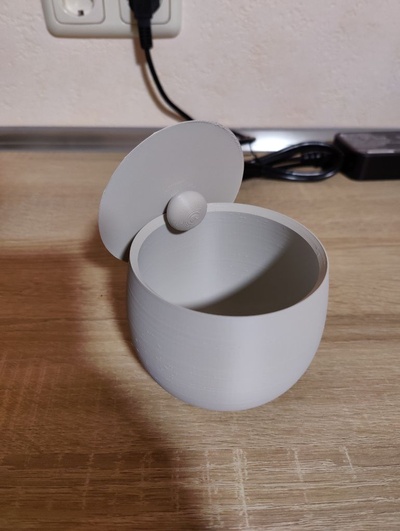 design pentola by taer holmes domestico arredamento deckel ceramica illuminato vasino 3d print model - Mito3D