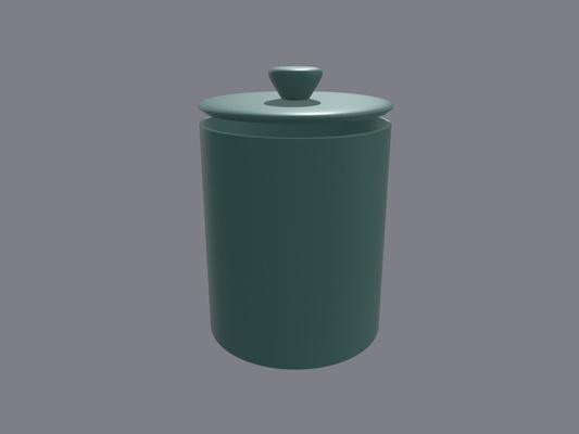 large design pot by taerholmes household decor kitchen lid bad bathroom deckel kueche topf wohnzimmer 3d print model - Mito3D