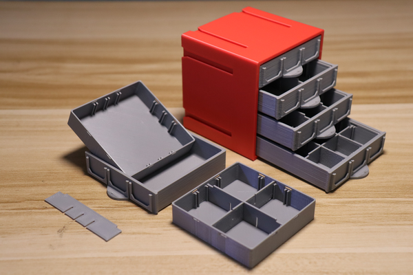 vender of resistor caja mini by h cuadrado herramientas organizadores 3d print model - Mito3D