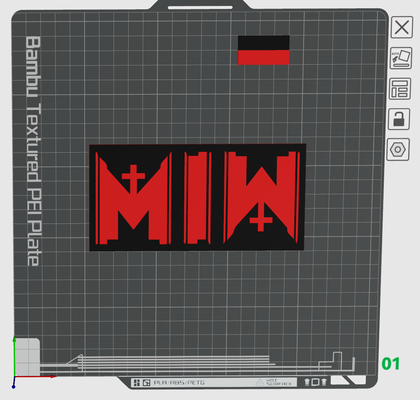 motionless in white reincarnate die cut logo by rkhayd hobby & diy music metalcore metal emoji miw 3d print model - Mito3D