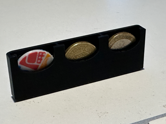 moeda suporte carro by copo ferramentas organizadores bandeja porta moedas 3d print model - Mito3D