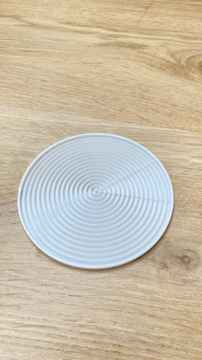 concentrisch coaster 90mm by sharkystuff household house models drink 3d print model - Mito3D