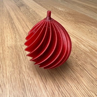 christmas ball hanger at 130 remixed by bazwolff household festivities 3d print model - Mito3D