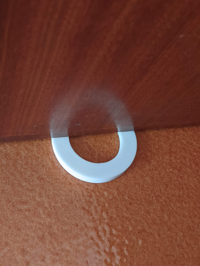 circular door stopper by koliploik household house models stop holder 3d print model - Mito3D