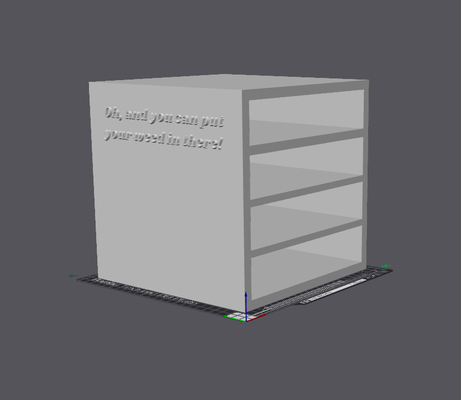 oh lata hierba in papel organizador by hable herramientas organizadores escritorio almacenamiento estante dejar estantería 3d print model - Mito3D