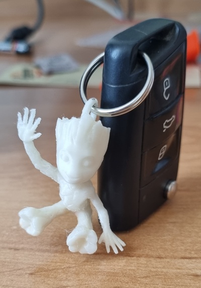 keychain baby groot shared by repair3d fashion models 3d print model - Mito3D