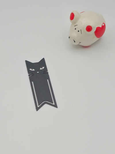gato marcador by tnk331 arte 2d leyendo marcadores regalo minimalista rápido 3d print model - Mito3D