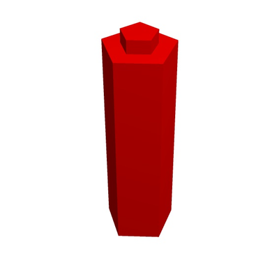stelo bloccare v5 5x5 1 consigliato z axis ambientazione 43 17mm by geometria strutturale formazione scolastica matematica costruzione giocattolo 3d print model - Mito3D