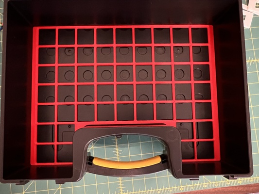 grillefinity plaques base port cargaison pièces organisateur grand by cheelye outils organisateurs fret portuaire stockage petites 3d print model - Mito3D