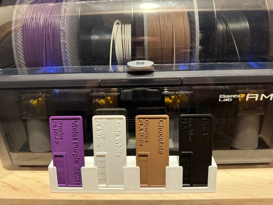 iplik örneklem görüntüle by cheelye 3d yazıcı aksesuarlar renk örneği filament filamentler filamentlerörnek kutusu filamentlerwatchbox 3d print model - Mito3D