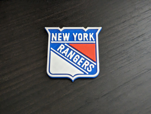 york ranger 3d logo by jarvijar arte segni loghi new n hockey nhl sport gli 3d print model - Mito3D