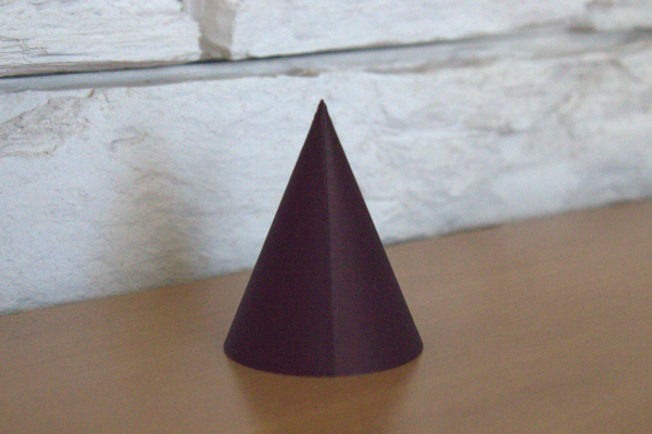 cone by repair3d education mathematics object 3d print model - Mito3D