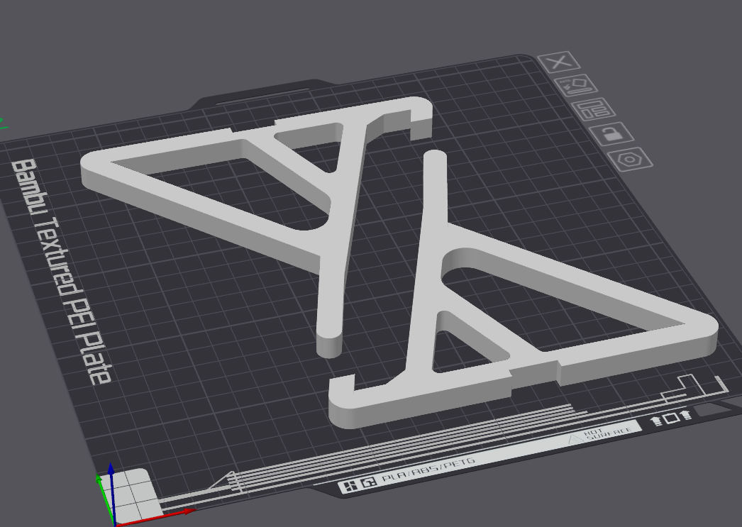 vertical 70 degr laptop stand remixed by biviyt tools gadgets pc 3D print model - Mito3D